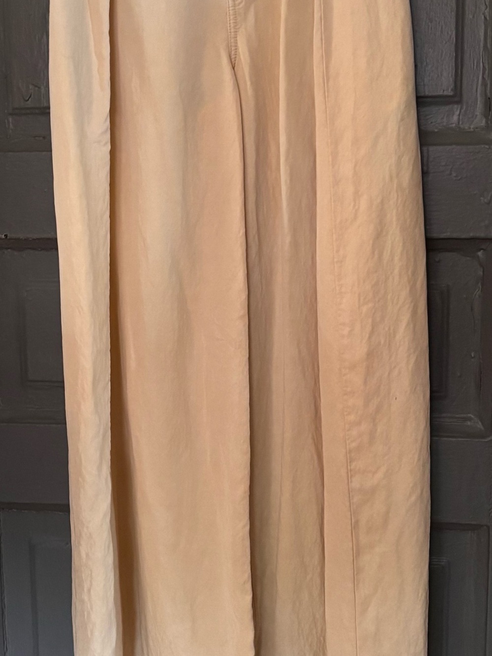 Pilcro High-Waist Cream Wide-Leg Women's Skirt